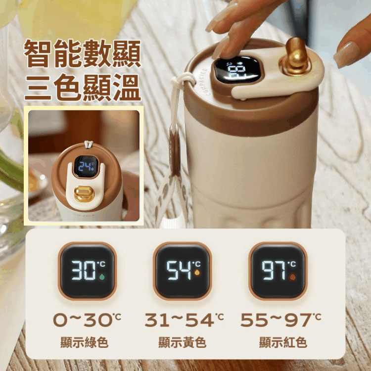 智能顯溫咖啡杯